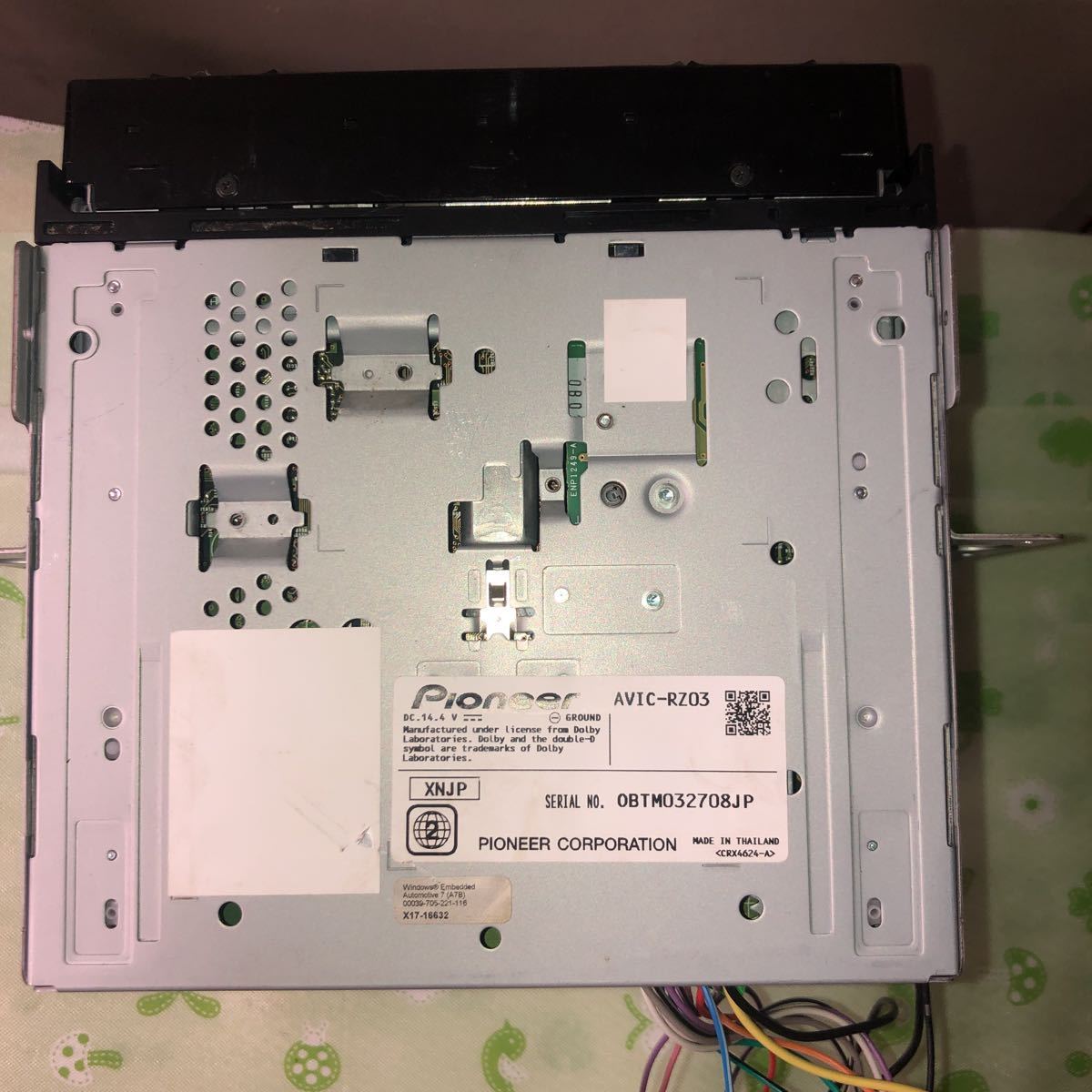 ○カロッツェリア○AVIC－RZ03○メモリーナビCD/DVD データ2014