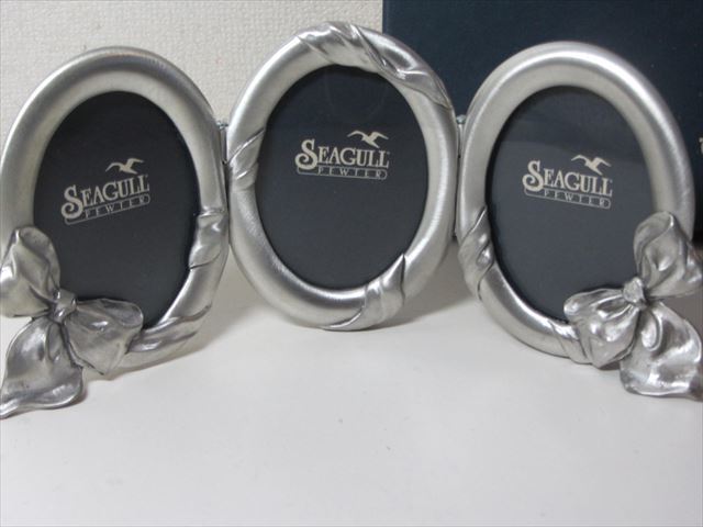 ピューター フォトフレーム SEAGULL PEWTER シーガルピューター フォト