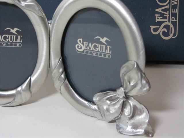 ピューター フォトフレーム SEAGULL PEWTER シーガルピューター フォト