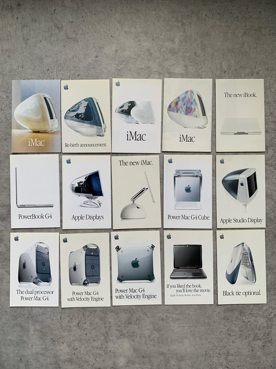 Retina 希少・Apple 初代iMacPR ミニパンフレット(チラシ)｜売買された