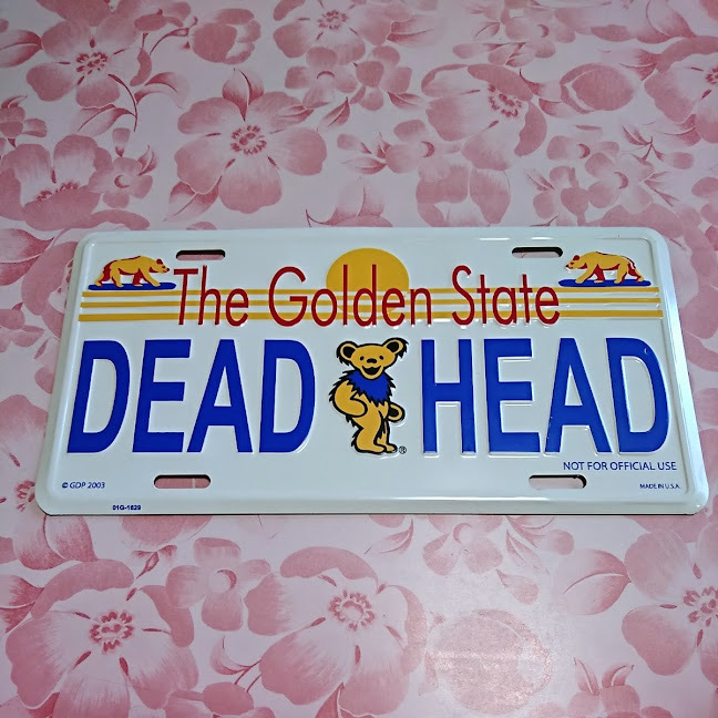 品質保証，100%新品 デッドベア ライセンスプレート ナンバープレート ダンシングベア グレイトフルデッド grateful dead bear(グレイトフル・デッドベア)｜売買されたオークション情報、yahooの商品情報をアーカイ グレイトフル・デッドベア