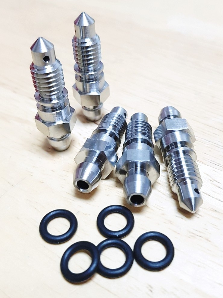 44 B M8xp1 25チタン合金エアブリーダー ヤマハ ホンダ旧モデルキャリパー互換ホンダnsr250 Mc18 Mc21 Vfr ヤマハr1 R6 Mtシリーズ その他 売買されたオークション情報 Yahooの商品情報をアーカイブ公開 オークファン Aucfan Com