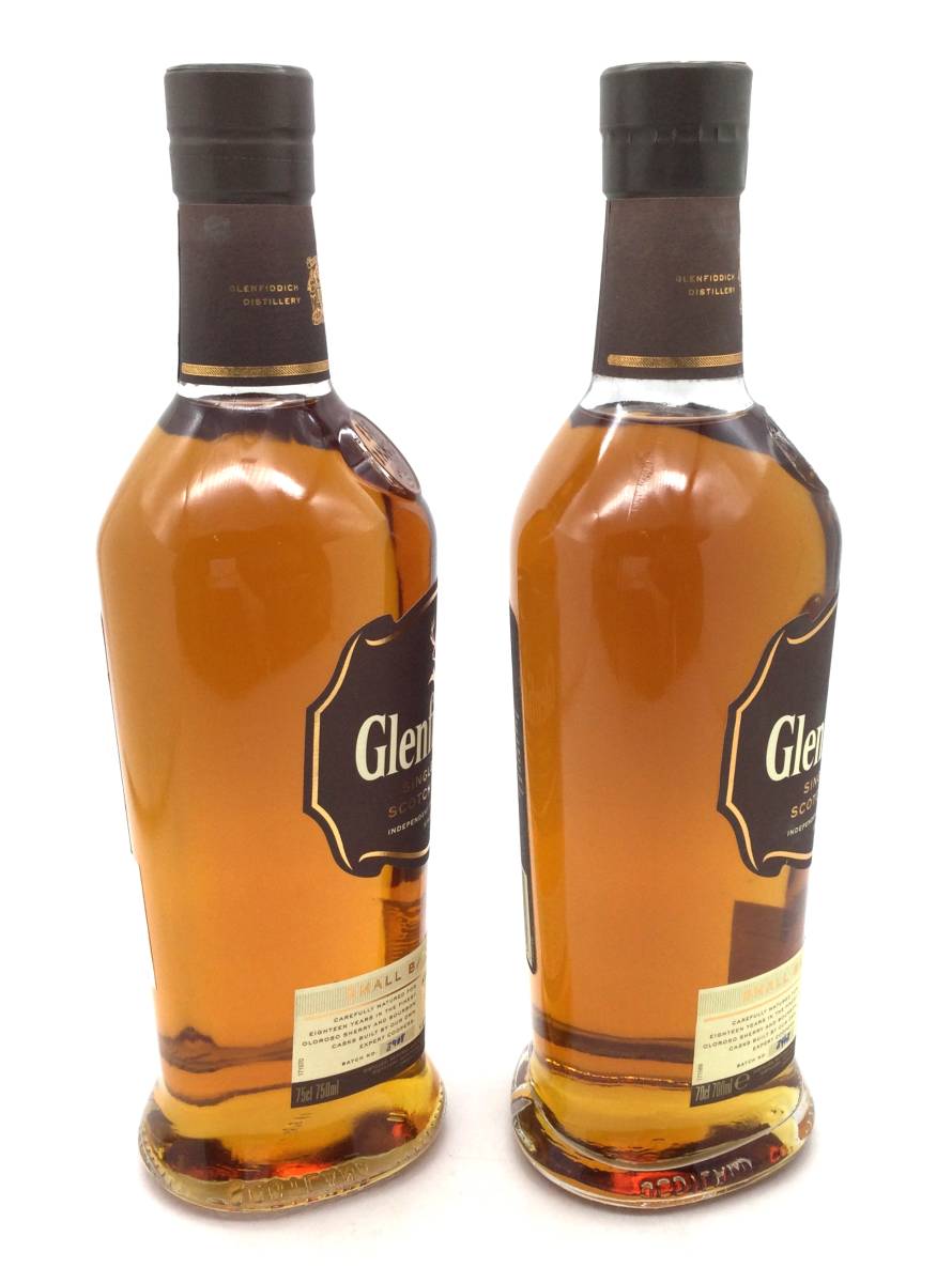 未開栓 ウイスキー【 Glenfiddich 18年 2本まとめ 】グレンフィ