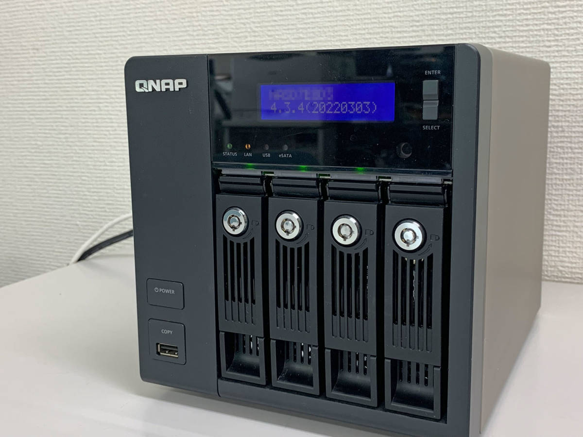 QNAP Pro TS-469 | ＊ NAS Atom - Network Storage Intel D2701 4ベイ