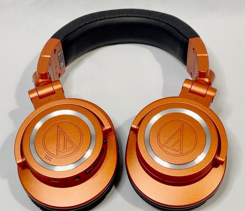 オーディオ機器 ATH-M50xBT2 MO [メタリック×オレンジ]
