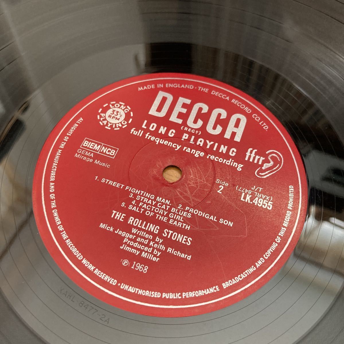 Rolling Stones BEGGARS BANQUET 英国オリジナルモノラル盤 MONO