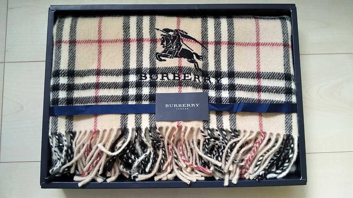 未使用】BURBERRY バーバリー ひざ掛け ブランケット ノバチェック