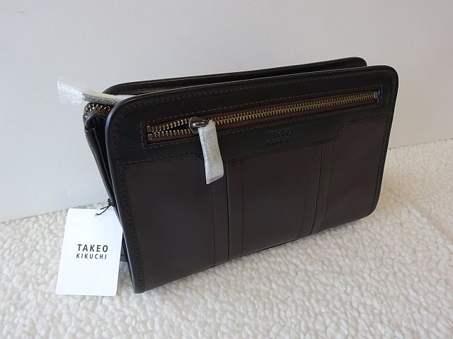 お得，送料無料 本物 TAKEO KIKUCHI タケオキクチ セカンドバッグ/チョコ￥17 600- 型番 185222(セカンドバッグ)｜売買されたオークション情報、yahooの商品情報をアーカイブ公開 - オークファン セカンドバッグ