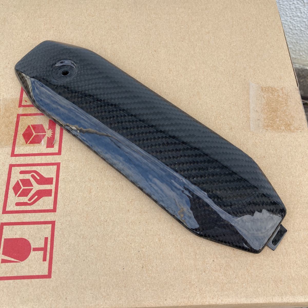 MT-07 綾織カーボン タンクセンターカバー
