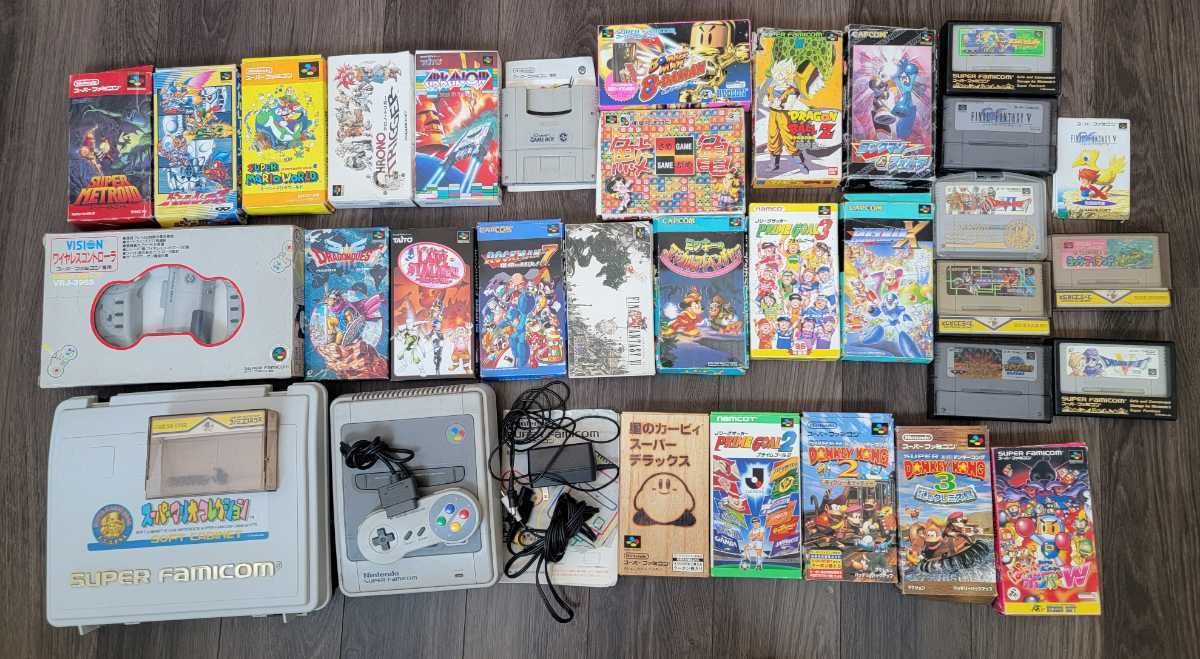 SFC スーパーファミコン 本体・ソフトまとめセット SUPER NINTENDO