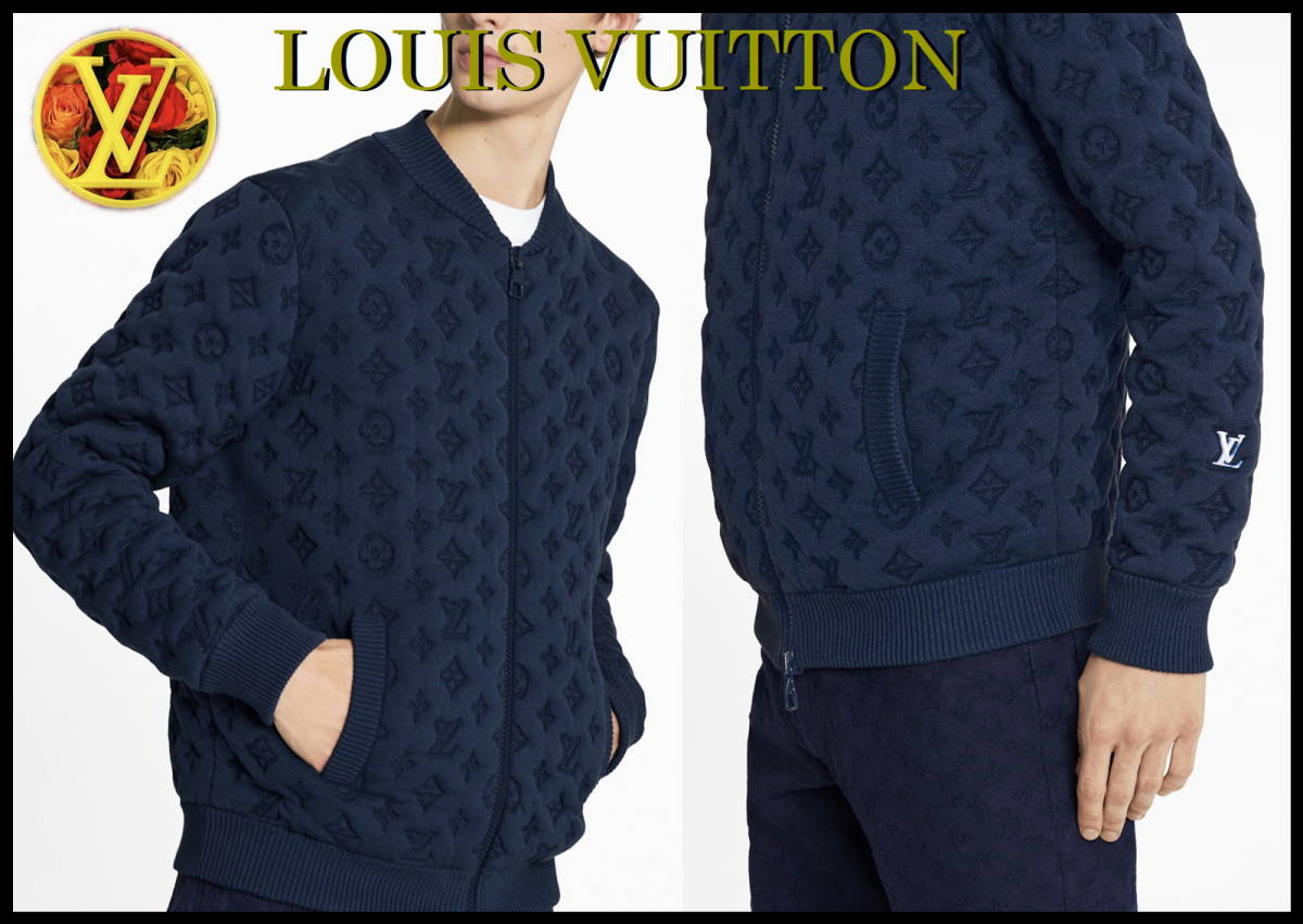 LOUIS VUITTON モノグラム ボンバージャケット ルイヴィトン メンズ M 