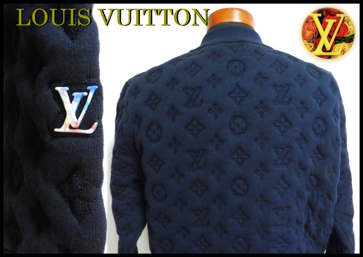LOUIS VUITTON モノグラム ボンバージャケット ルイヴィトン メンズ M 