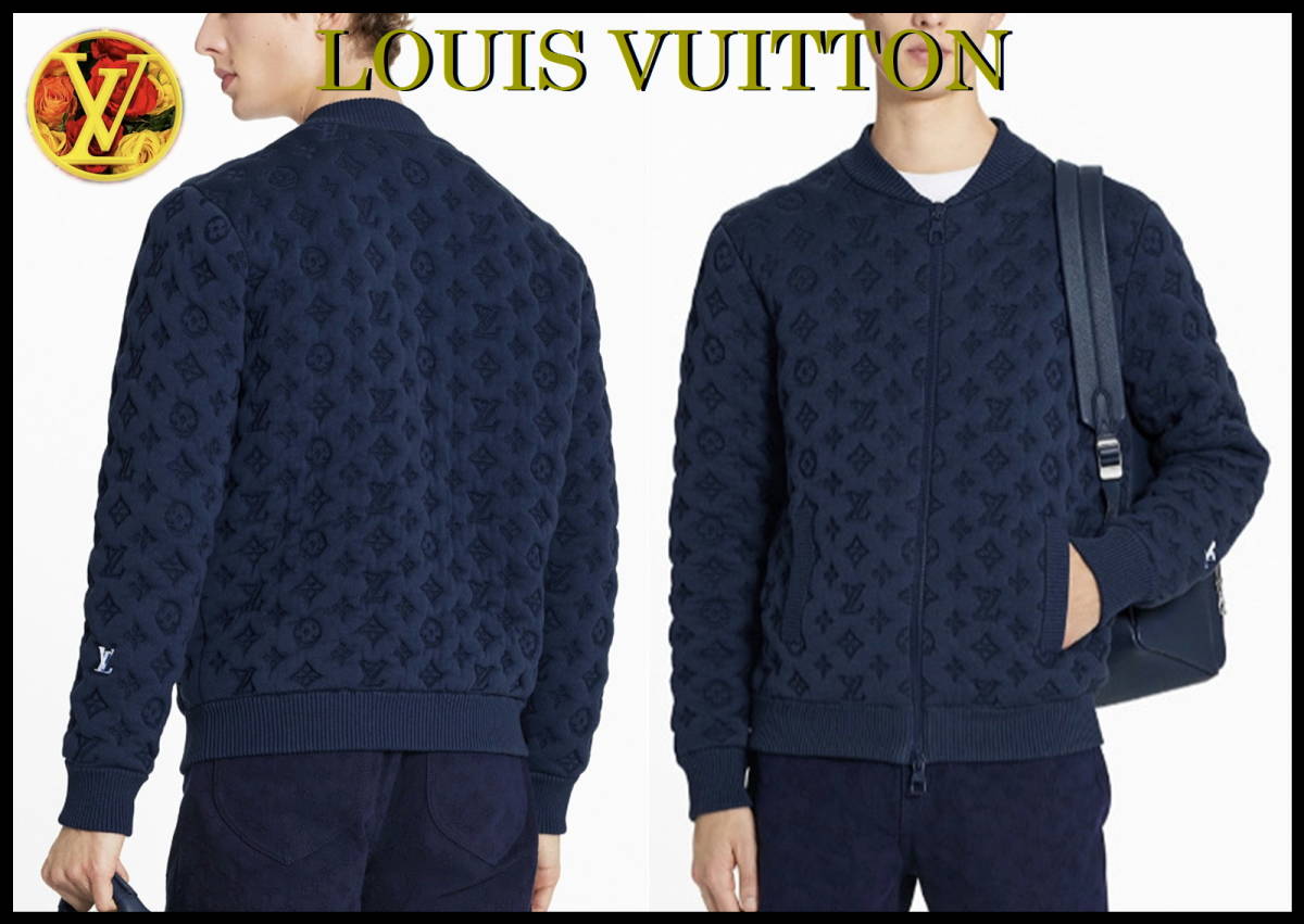 LOUIS VUITTON モノグラム ボンバージャケット ルイヴィトン メンズ M 
