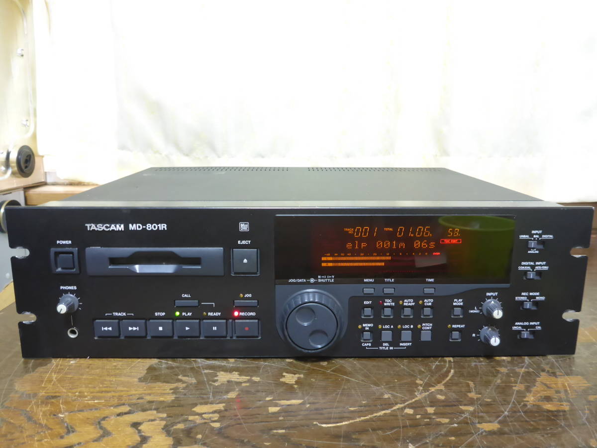 人気，大得価 TASCAM MD-801R 業務用MDレコーダー タスカム 1(一般)｜売買されたオークション情報、yahooの商品情報をアーカイブ公開 - オークファン 一般