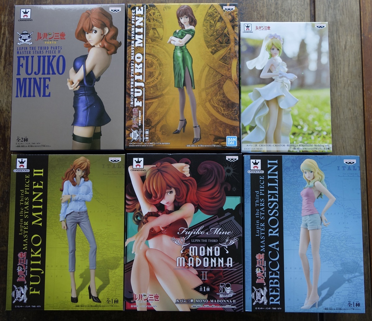 格安，低価 ルパン三世 峰不二子 レベッカ ロッセローニ フィギュア 6個セット(ルパン三世)｜売買されたオークション情報、yahooの商品情報をアーカイブ公開 - オークファン その他