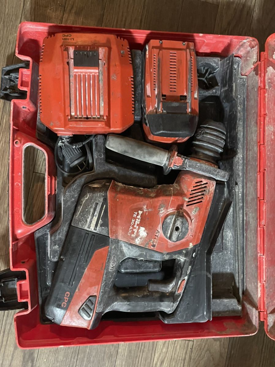 TE30-A36 36V 充電式コンビハンマードリル - HILTI 充電式 ハンマードリル ○HILTI&frasl;ヒルティ TE ヒルティ(HILTI) P2&frasl;6.0Ah コンボ コードレスハンマドリル Hilti 動作確認済 30-22