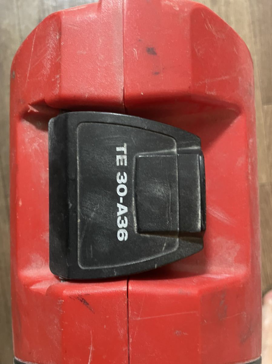 TE30-A36 36V 充電式コンビハンマードリル - HILTI 充電式 ハンマードリル ○HILTI&frasl;ヒルティ TE ヒルティ(HILTI) P2&frasl;6.0Ah コンボ コードレスハンマドリル Hilti 動作確認済 30-22