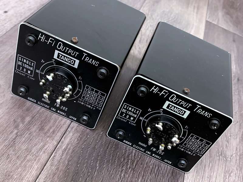 ISO TANGO FW-20-14S 出力トランス 2個セット未使用 □TANGO FW-20S 出力トランス 2個ペア タンゴ□ TANGO タンゴ 出力