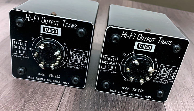 □TANGO FW-20S 出力トランス 2個ペア タンゴ□ TANGO タンゴ 出力