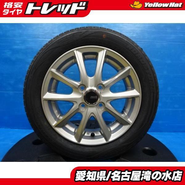 タント ワゴンR N-BOX 等 新品 タイヤ 中古 アルミ 4本 セット ロードストン NBLUE ECO SH01 155/6