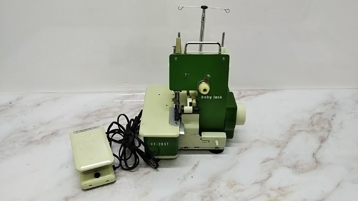 △18 現状品 ミシン JUKI baby lock EF-205T ジューキ ロックミシン 