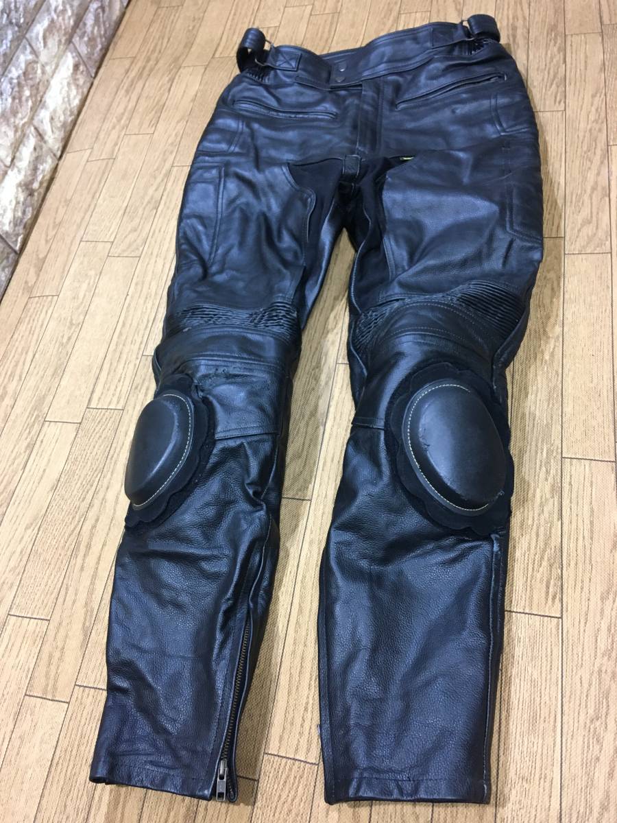  GOOD LUCK 牛革製ブーツイン レーシングレザーパンツ Lサイズ 表記32 ウエスト幅76-82cm 身長168-172cm(レザー)｜売買されたオークション情報、yahooの商品情報をアーカイブ公開 - オークファン 一般