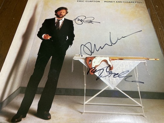 エリック・クラプトン Eric Clapton サイン入りレコード 送料無料 直筆サイン入り LP レコード エリック・クラプトン
