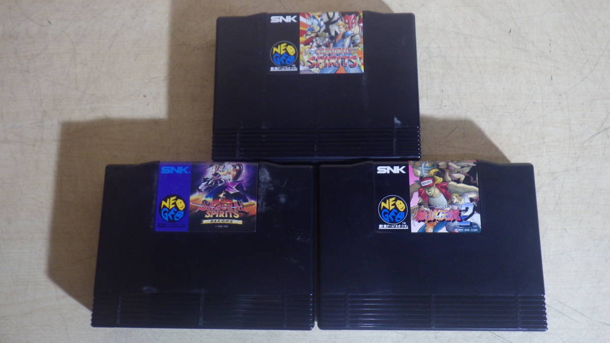 NEOGEO/ネオジオ ソフト カセット 3本まとめて サムライスピリッツ