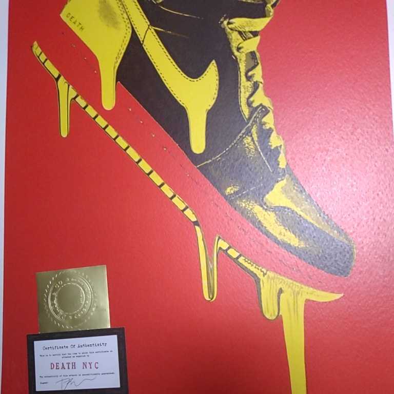DEATH NYC 世界限定100枚 アートポスター エアジョーダン Air Jordan