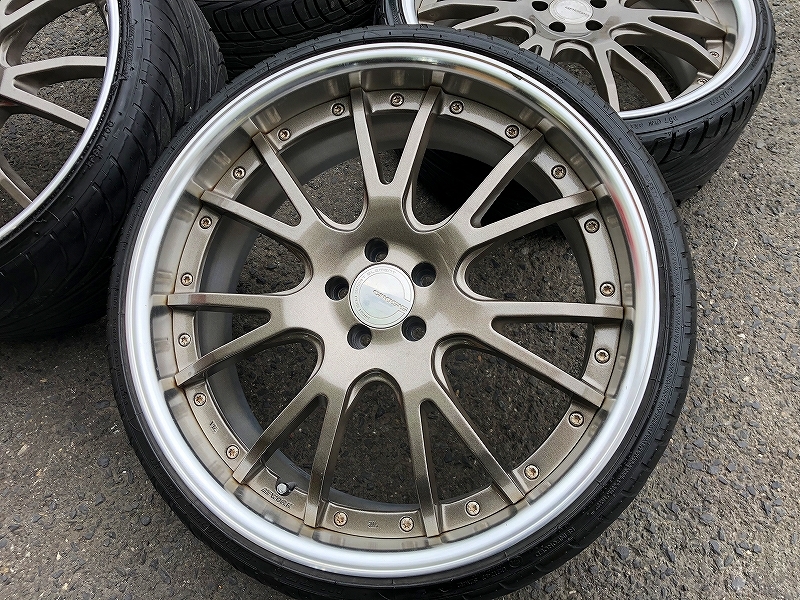 深リム WORK グノーシスGS4 PCD100 プリウス 30 50 カローラスポーツ 