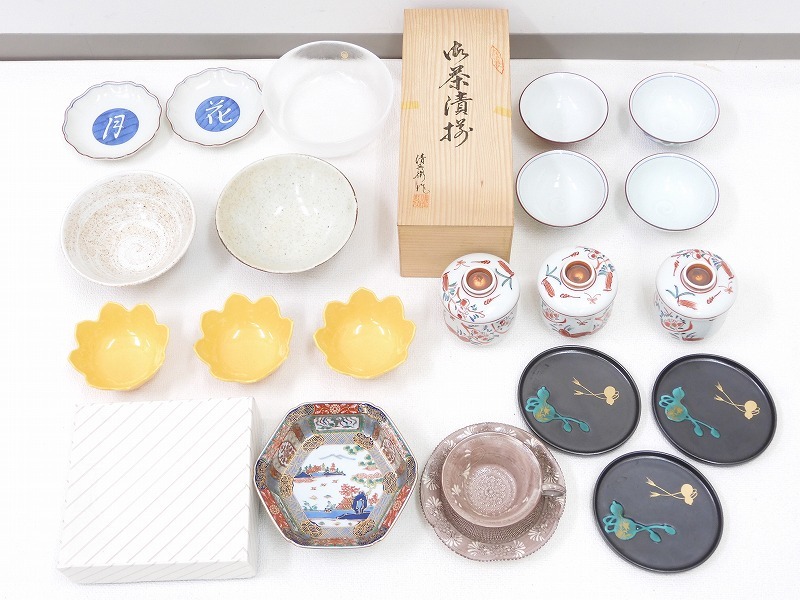 人気セール，お買い得 2204-0246 宝市/有田焼/清兵衛/華楽窯/森里良三/陶楽他/御茶漬揃/飯碗/碗皿/皿等/20点組/箱付含/和食器/色々/まとめて 梱包サイズ120(伊万里、有田)｜売買されたオークション情報、yahooの商品情報 伊万里、有田