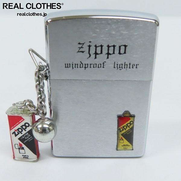 激安大特価，低価 Zippo/ジッポー オイル缶デザイン メタル貼り キーホルダー付き 1997年製 白赤黒 /LPL(タウン＆カントリー)｜売買されたオークション情報、yahooの商品情報をアーカイブ公開 - オークファン Zippo