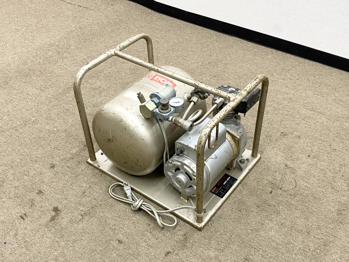 100%新品，送料無料 リョービ RYOBI オイルレス エアーコンプレッサー 0.4kW モデル RCP-400 電動工具 エアー工具 単相100V(コンプレッサー)｜売買されたオークション情報、yahooの商品情報をアーカイブ公開 - オークフ コンプレッサー