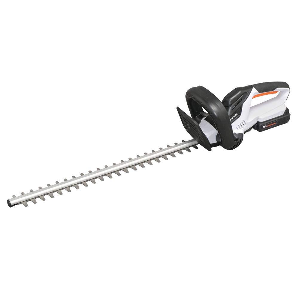 アイリスオーヤマ ヘッジトリマー 草刈り機 充電式 コードレス 刈込幅530mm 充電器 バッテリー 付き JHT530