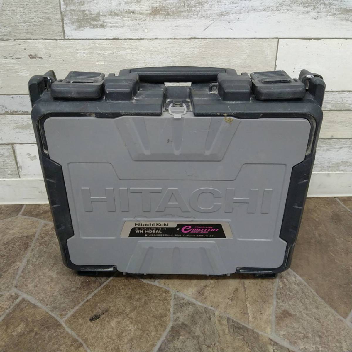 F393(055)-717/MY3000　日立 コードレスインパクトドライバ WH14DBAL バッテリー、充電器、取扱説明書、ハードケース付き　HITACHI 充電式インパクト マキタ 2026年最新Yahoo!オークション ドライバ インパクト 300N・m