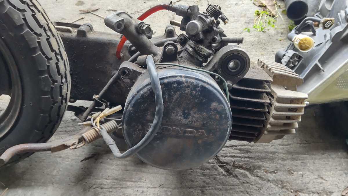 ホンダ モトコンポ AB12 AB12E エンジン ホイール付(エンジン本体