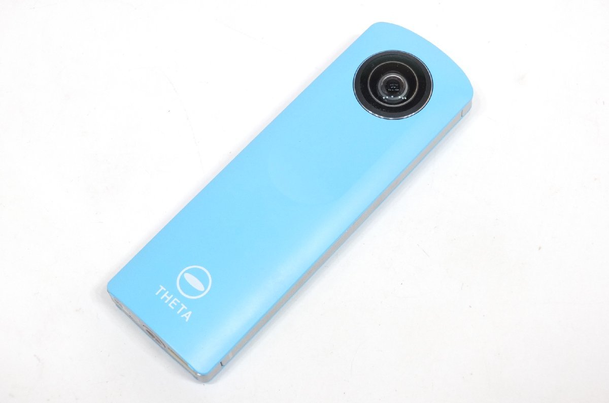 q3061】RICOH リコー THETA m15 360度カメラ ブルー ケース 箱 q3061】RICOH リコー THETA m15 360度カメラ ブルー ケース 箱