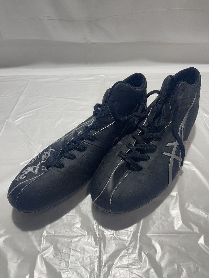イチロー2014年　実使用ASICS サイン入りスパイク　ホ-ム ニューヨークヤンキース ＃31 イチロー 2014年 実使用 直筆