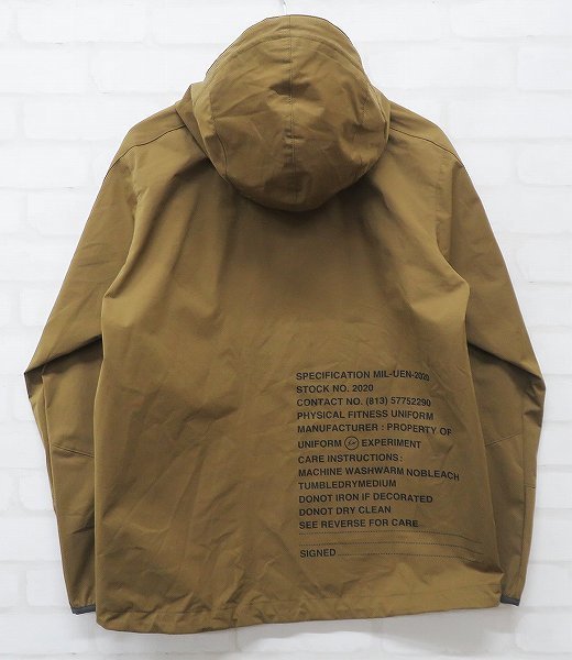 6T1737/uniform experiment MIL ZIP HOODED BLOUSON UE-200046