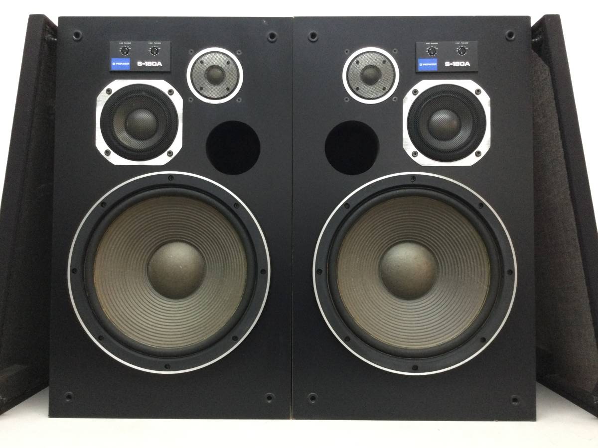 PIONEER パイオニア 3Way スピーカー ペア S-180A 音出し確認済み