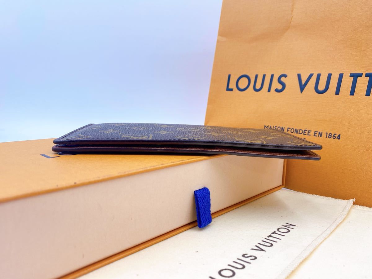 A184【美品】LOUIS VUITTON ルイヴィトン モノグラム ポルトシェキエ 