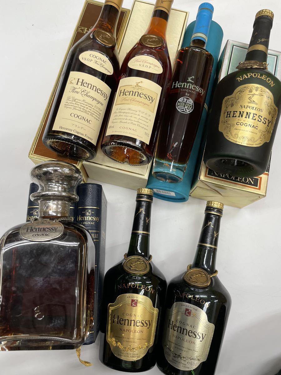 Hennessy VSOP & ナポレオン コニャック セット A-19古酒 Hennessy ヘネシー ブランデー ナポレオン コニャック VSOP 7