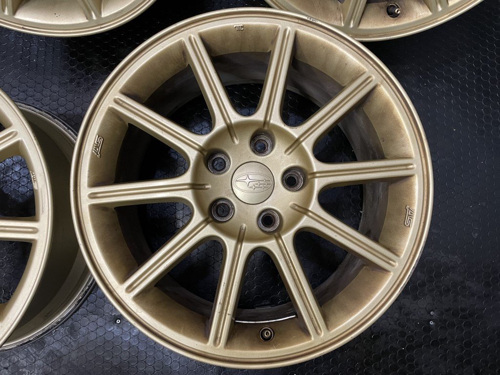 SUBARU インプレッサ STI GDB 後期 WRX 純正ホイール ENKEI製 17インチ 