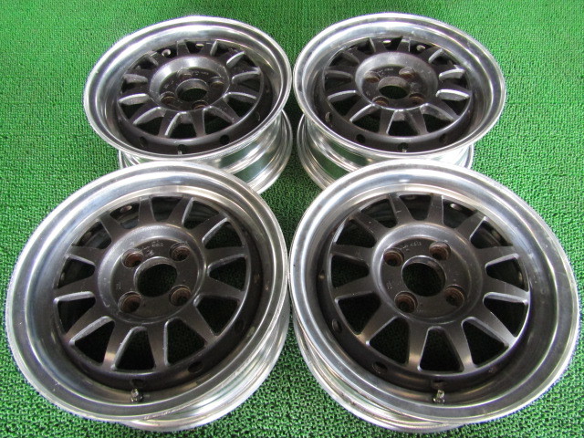 人気，本物保証 A2188 weds sport RACING 14インチ 6J+35 100-4H 4本set レビン トレノ スターレット ロードスター サニー パルサー ジェミニ ストーリア等(社外品)｜売買されたオークション情報、yahooの商品情報をアー 4穴