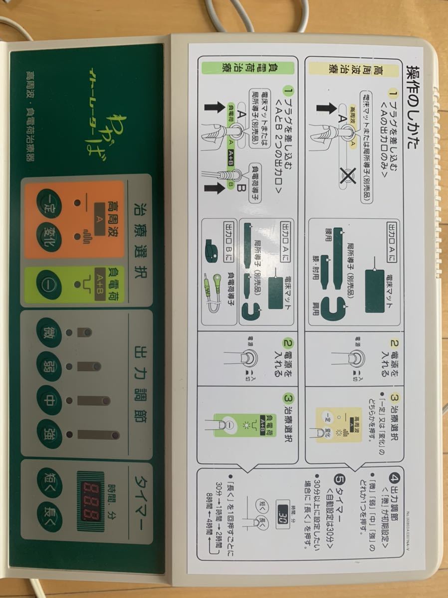 イトーレーター 電位治療器、負電荷治療器 スーパーわかば 伊藤超短波