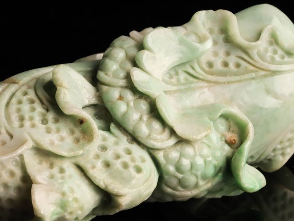 流】中国美術 翡翠彫刻 白菜置物 重量2270g TD979 迷你擺飾-仿 流】中国美術 翡翠彫刻 白菜置物 重量2270g TD979 迷你擺飾-仿
