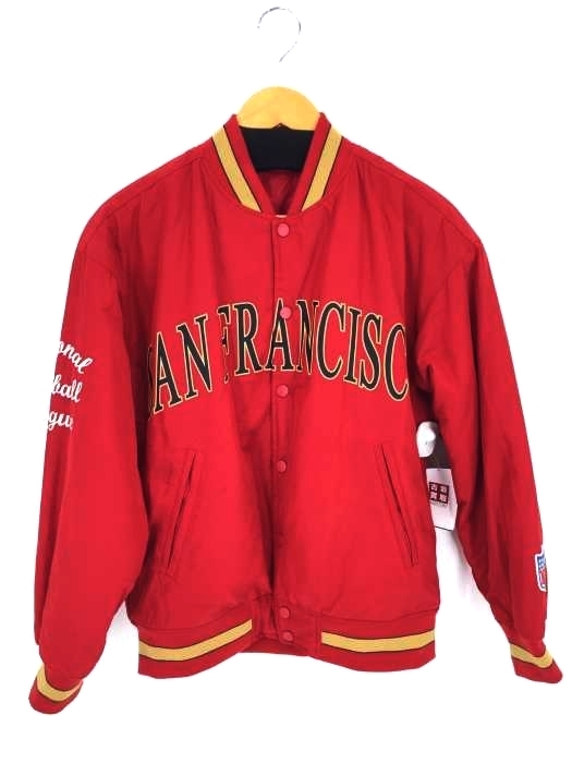 Gu ジーユー Nfl 49ers Sanfrancisco 中綿スタジャン メンズ Jpn S Jpn S 古着 0950 その他 売買されたオークション情報 Yahooの商品情報をアーカイブ公開 オークファン Aucfan Com
