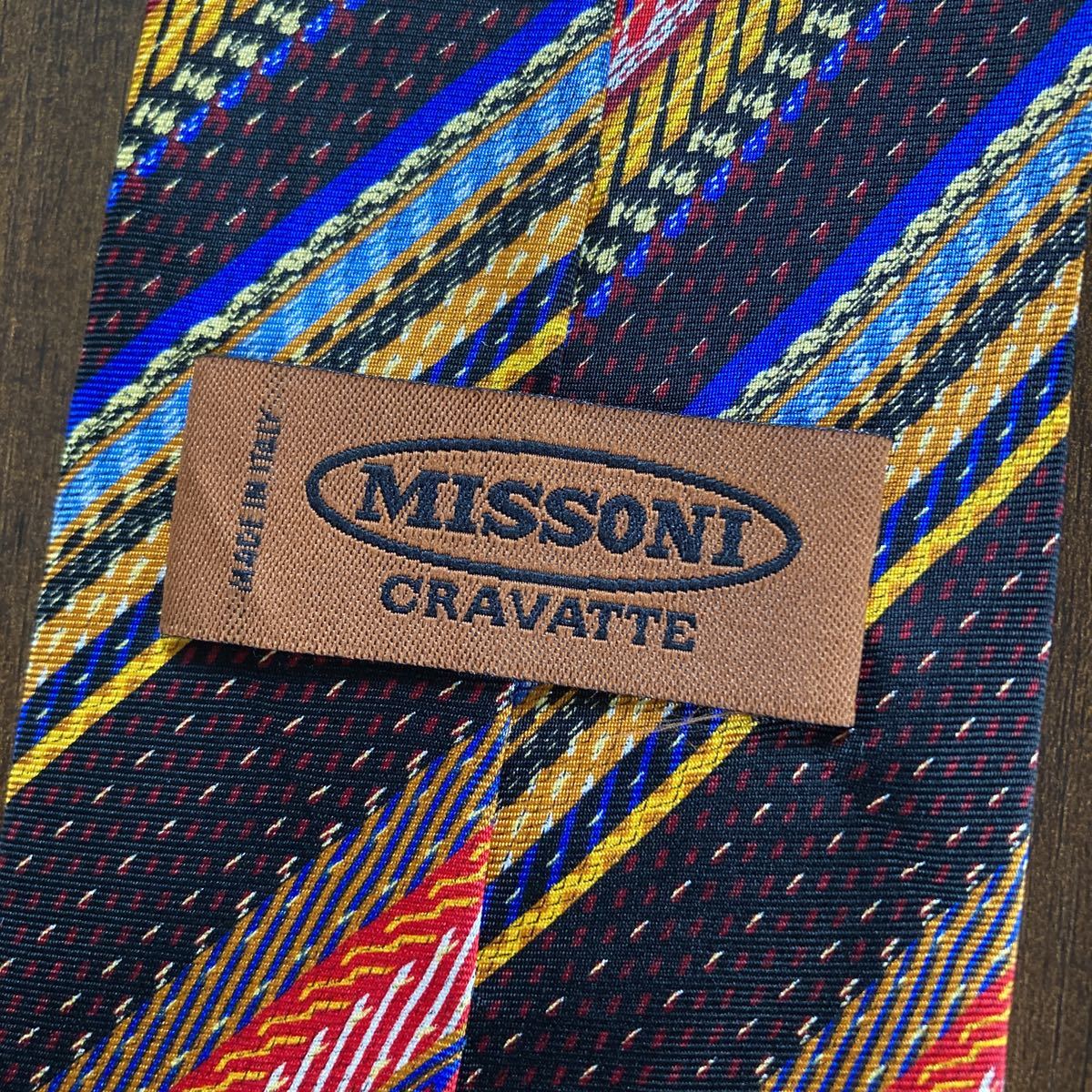 MISSONI ミッソーニ ネクタイ レインボー 虹色(男性用)｜売買された