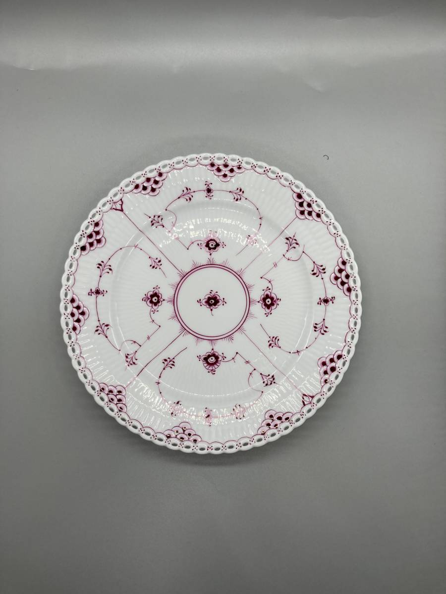 ロイヤルコペンハーゲン　フルレース　バーガンディ　2人用ティーセット_5