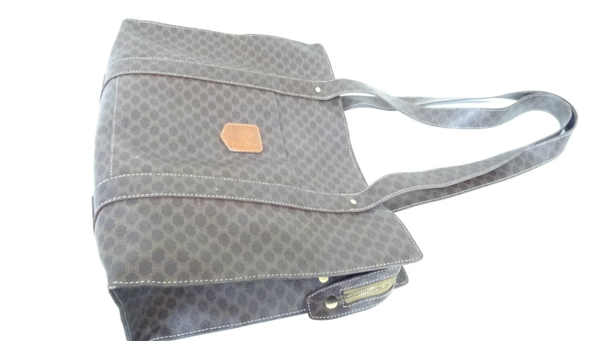 三鷹05017SI CELINE セリーヌ マカダム柄 トートバッグ MC97/2(トートバッグ)｜売買されたオークション情報、yahooの商品情報をアーカイブ公開 - オークファン かばん、バッグ